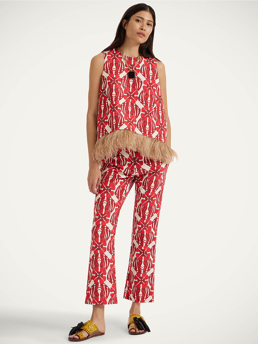 La DoubleJ 24/7 Pants in Clover Red | Shop Adam Heath instore and online