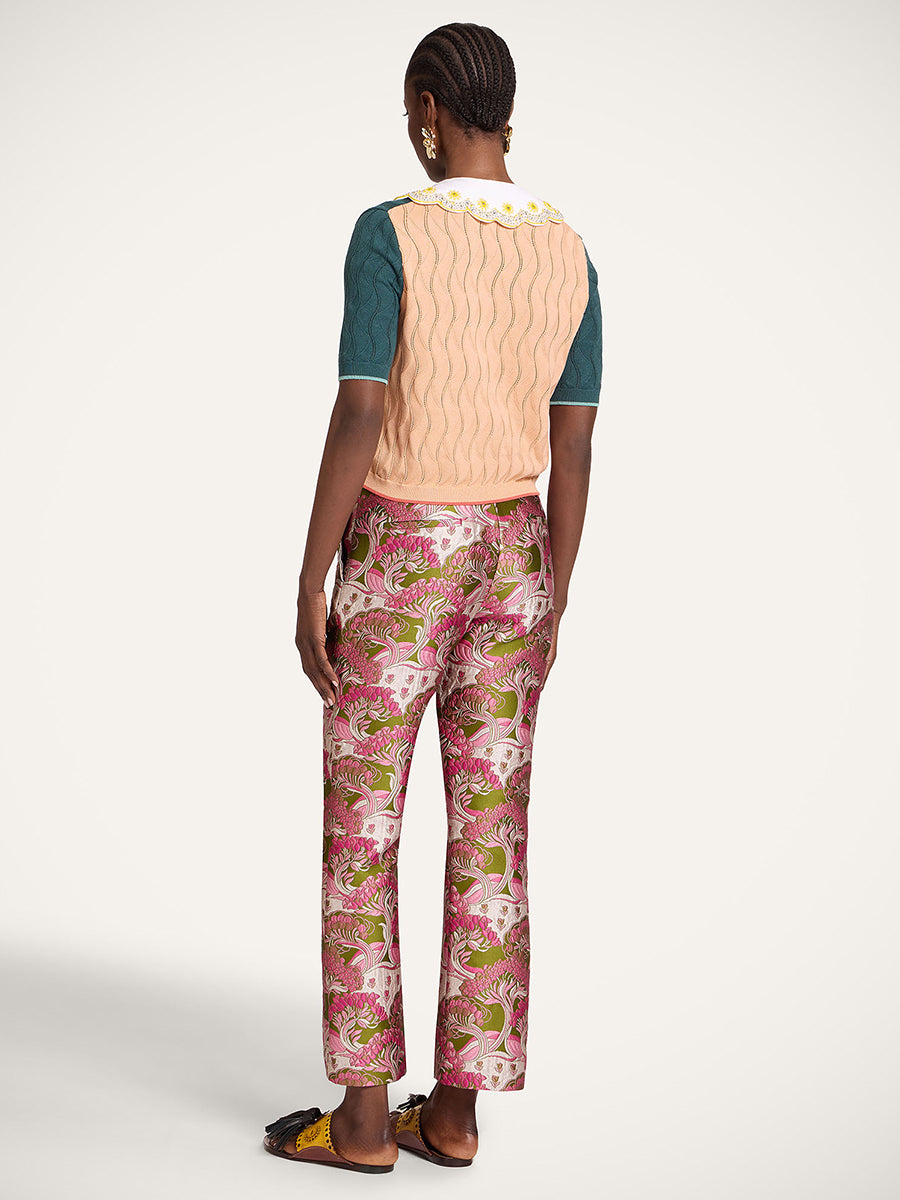 La DoubleJ 24/7 Pants in Florette Jacquard