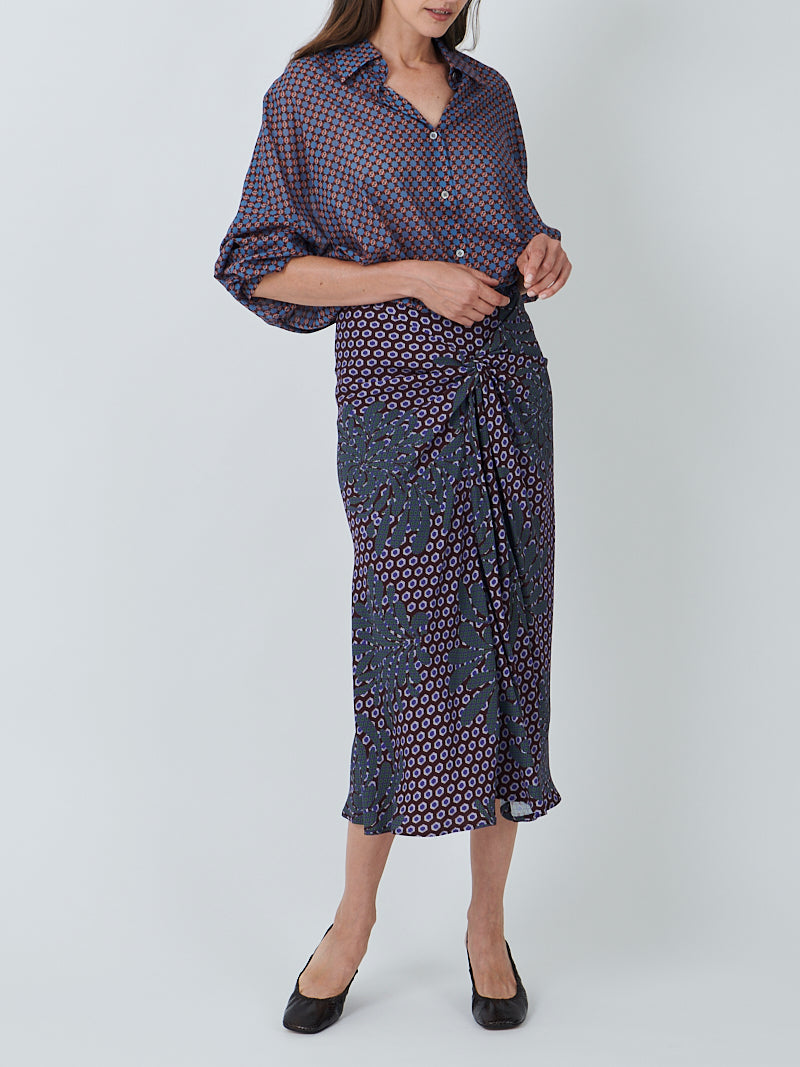 Dries Van Noten Smila Skirt in Dessin | Shop Now at Adam Heath, Western Australia