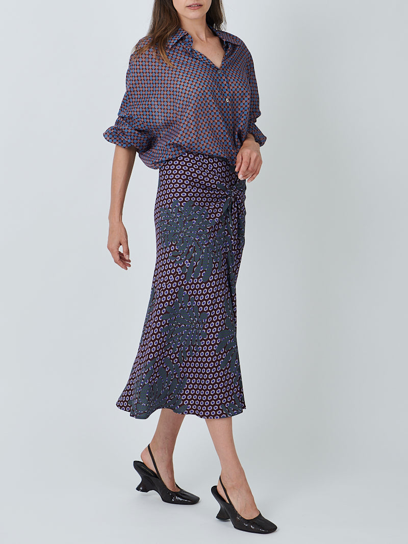 Dries Van Noten Smila Skirt in Dessin | Shop Now at Adam Heath, Western Australia