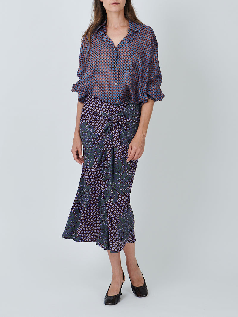 Dries Van Noten Smila Skirt in Dessin | Shop Now at Adam Heath, Western Australia