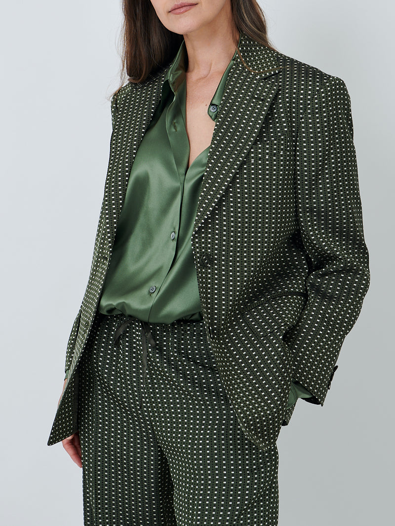 Dries Van Noten Birdys Jacket in Khaki