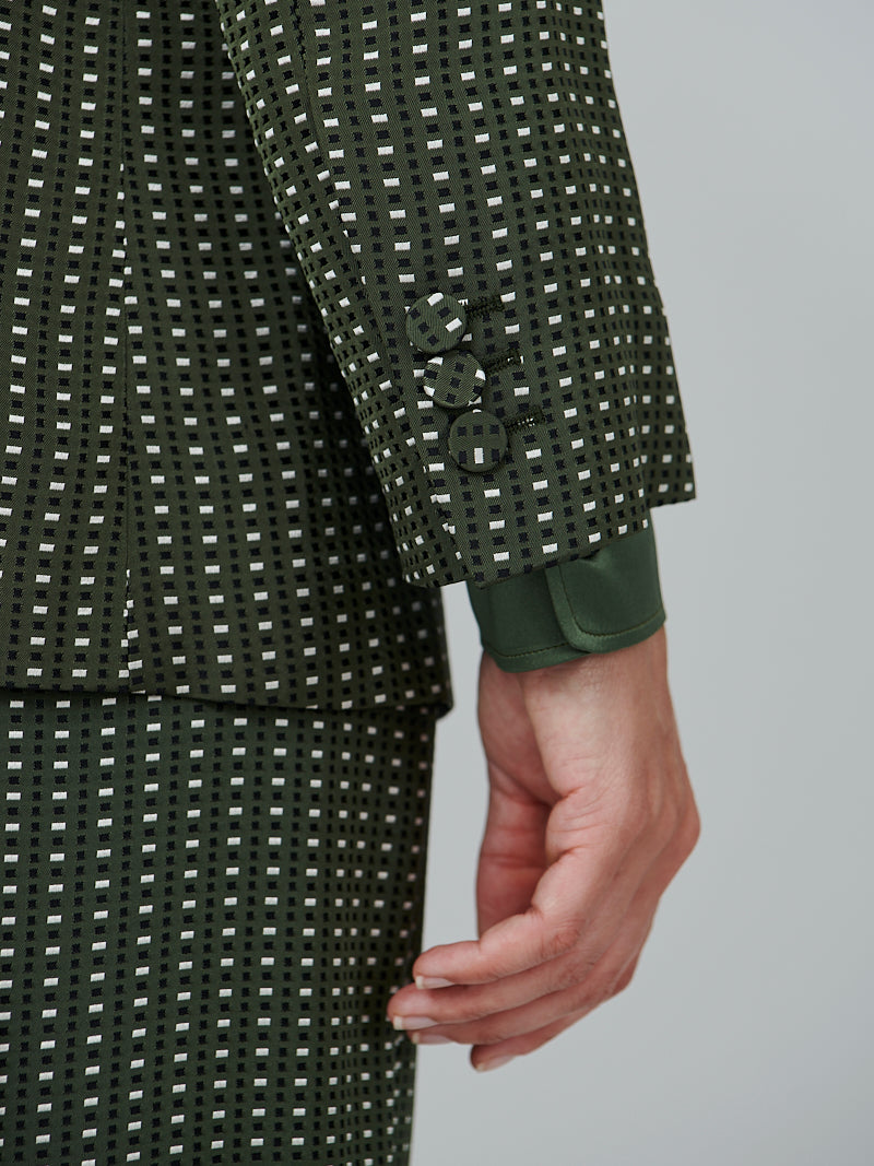 Dries Van Noten Birdys Jacket in Khaki