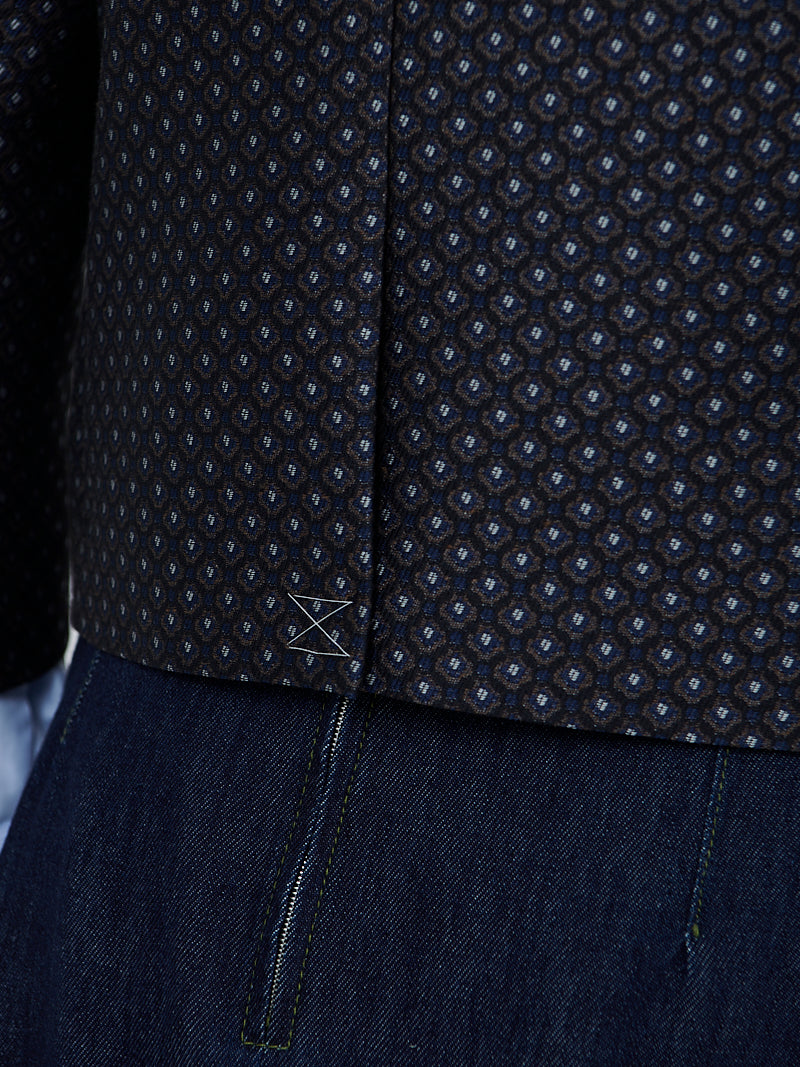 Dries Van Noten Bamis Jacket in Navy