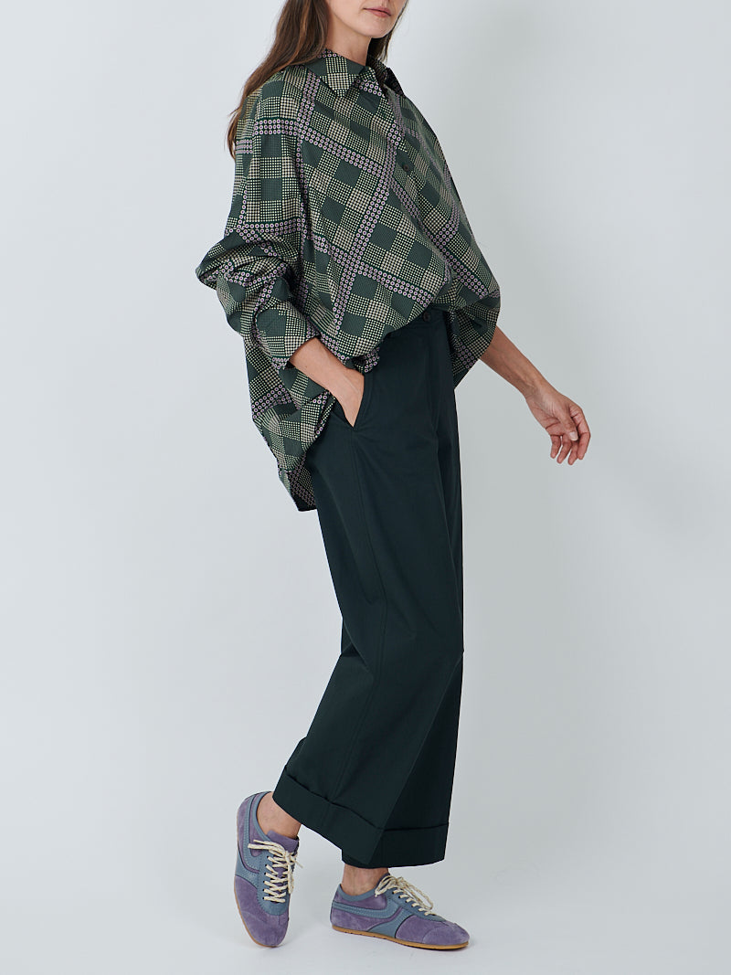 Dries Van Noten Suede Leather Sneakers in Mauve