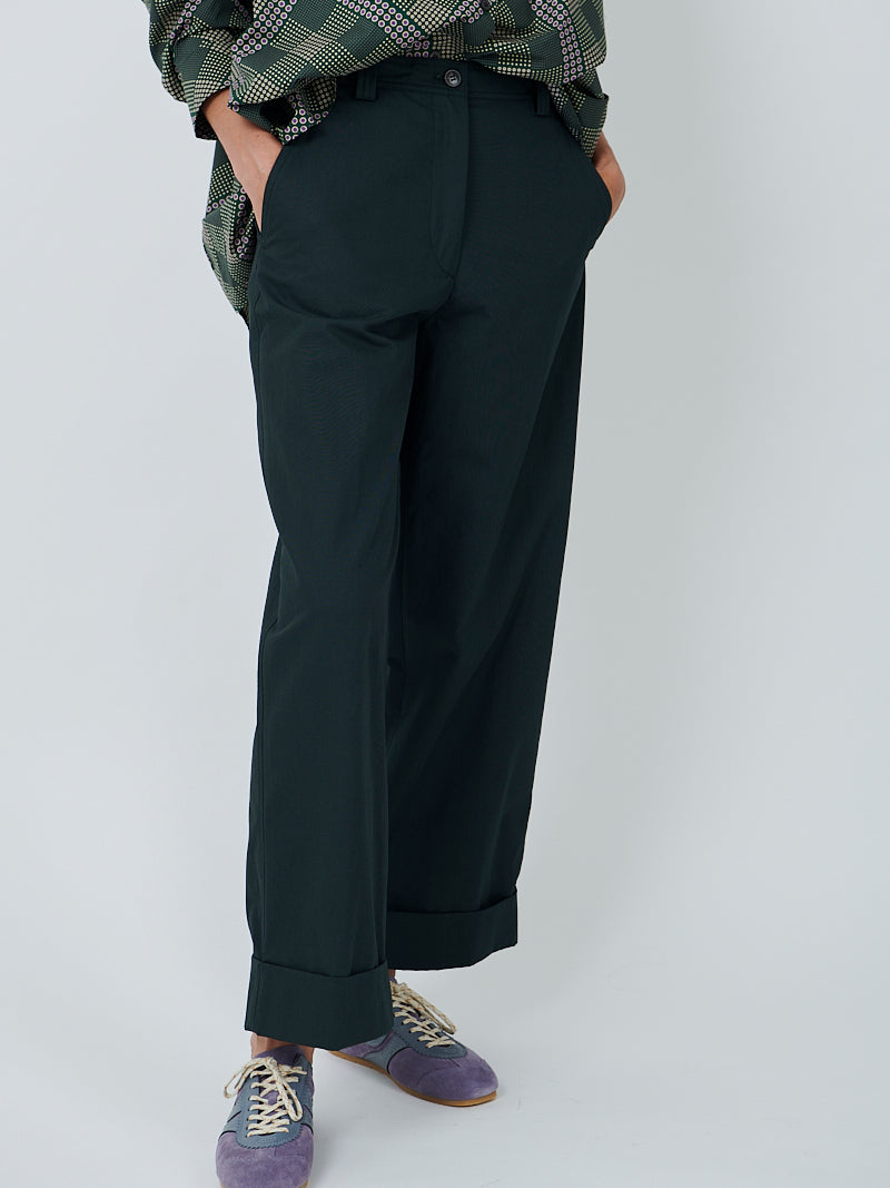Dries Van Noten | Pakora Bis Pants in Dark Green