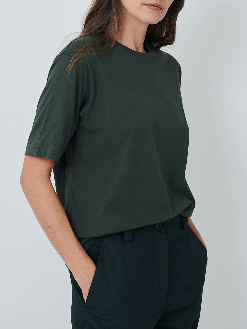 Dries Van Noten Heydu T-Shirt in Dark Green