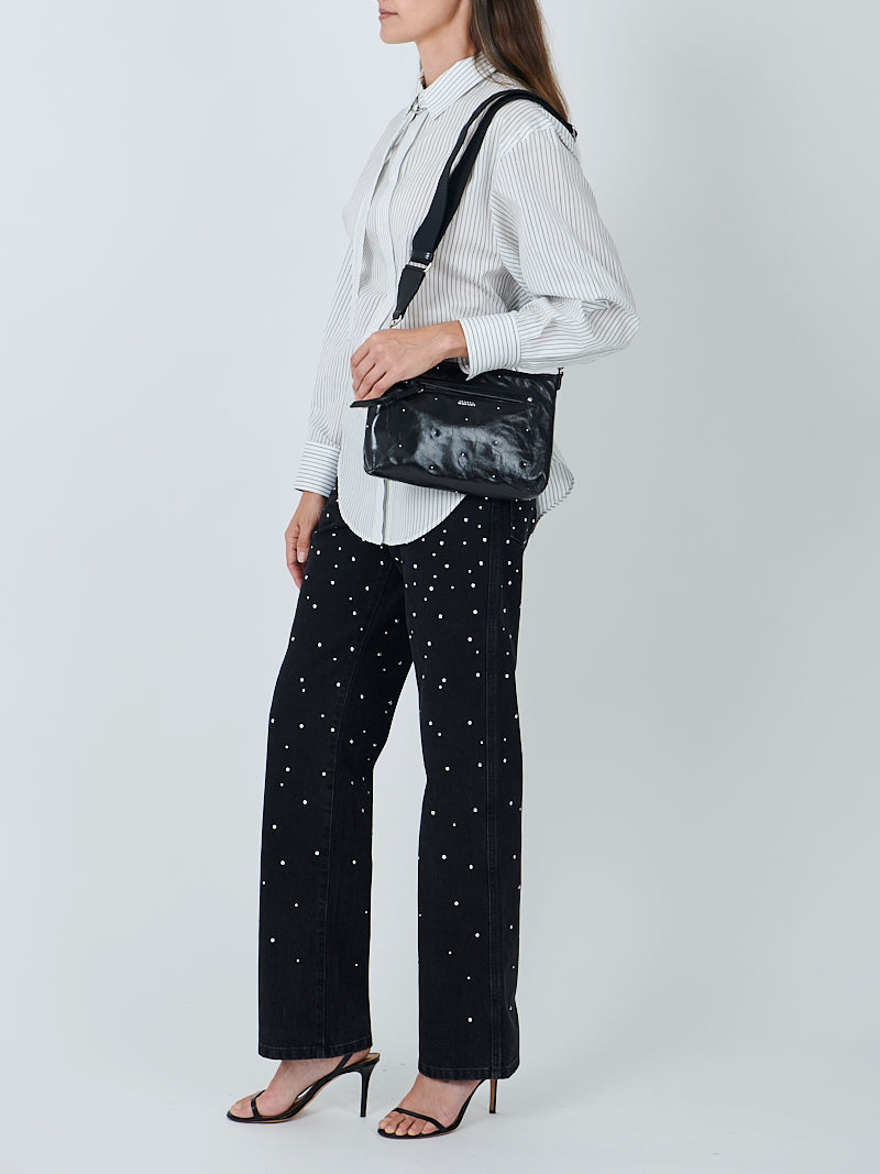 Aurora Shirt in Ecru/Black