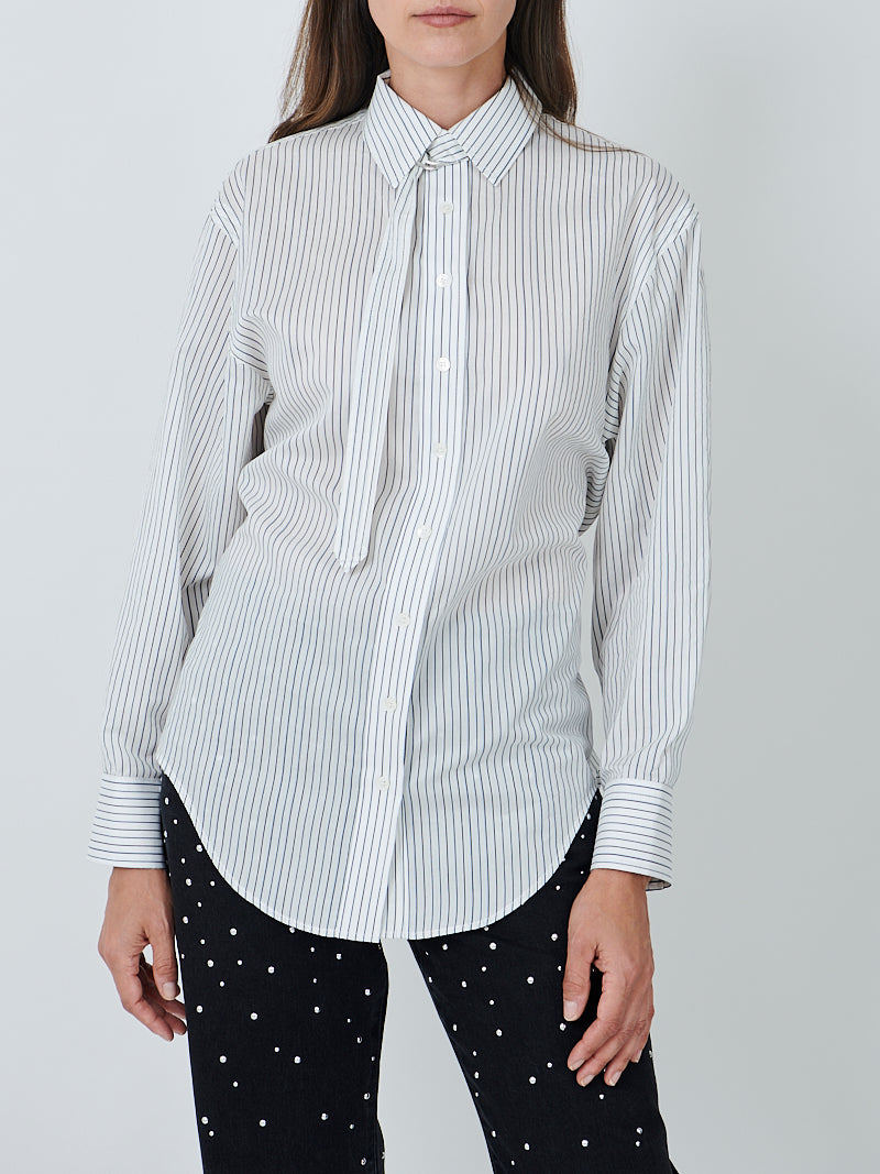 Aurora Shirt in Ecru/Black