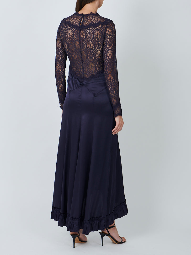 Dolores Dress in Black Midnight
