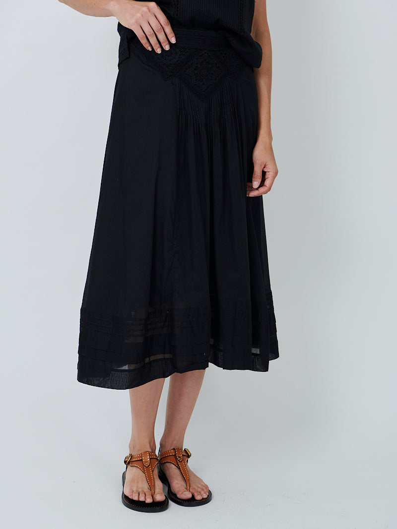 Marant Etoile Garliana Skirt in Black