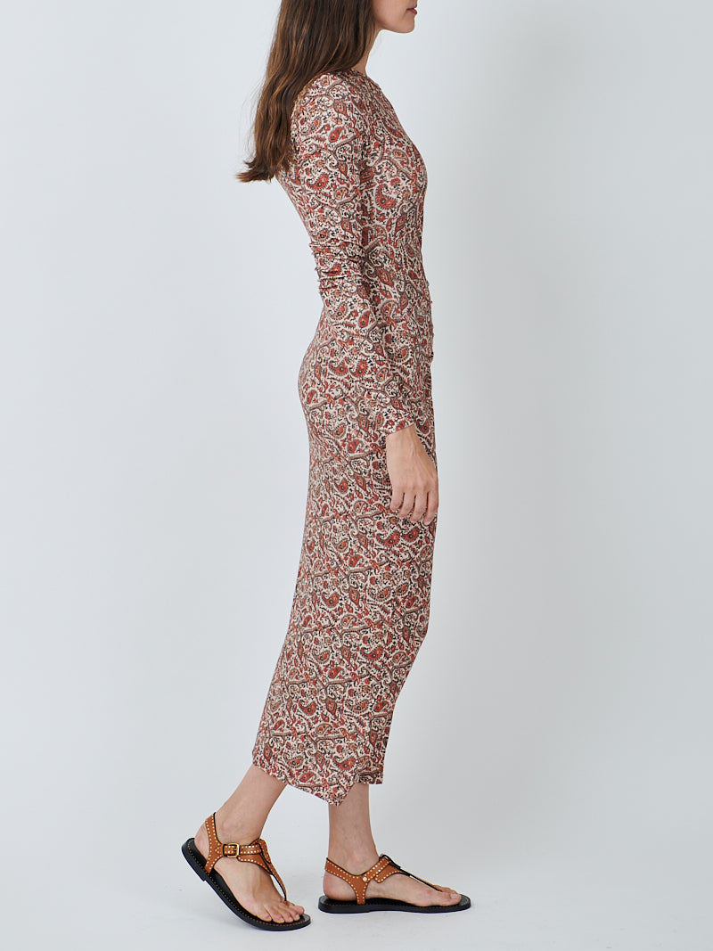 Isabel Marant Etoile Jelina Dress in Rust