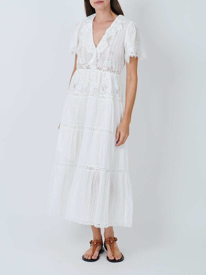 Doen Gabriella Dress in Salt