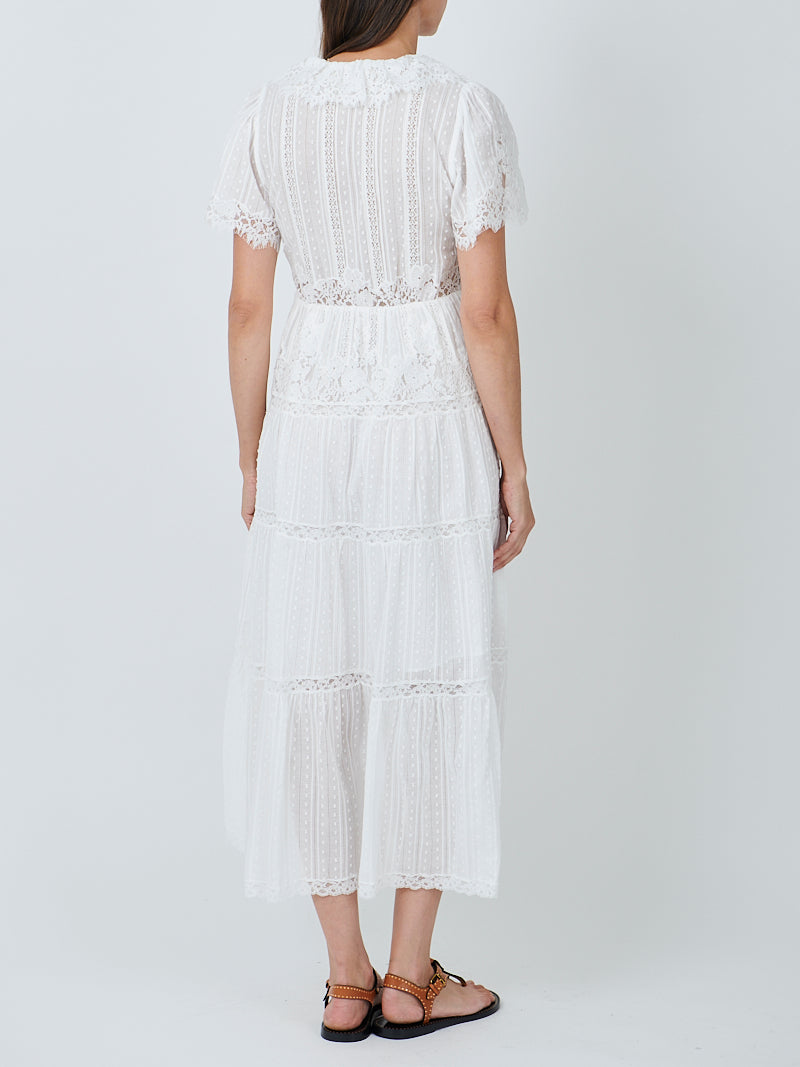 Doen Gabriella Dress in Salt