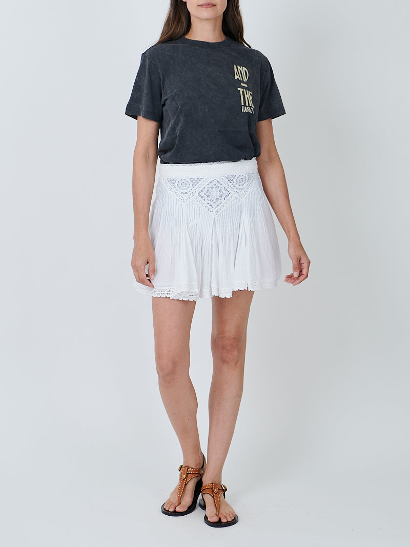 Isabel Marant Etoile Goldie Skirt in White