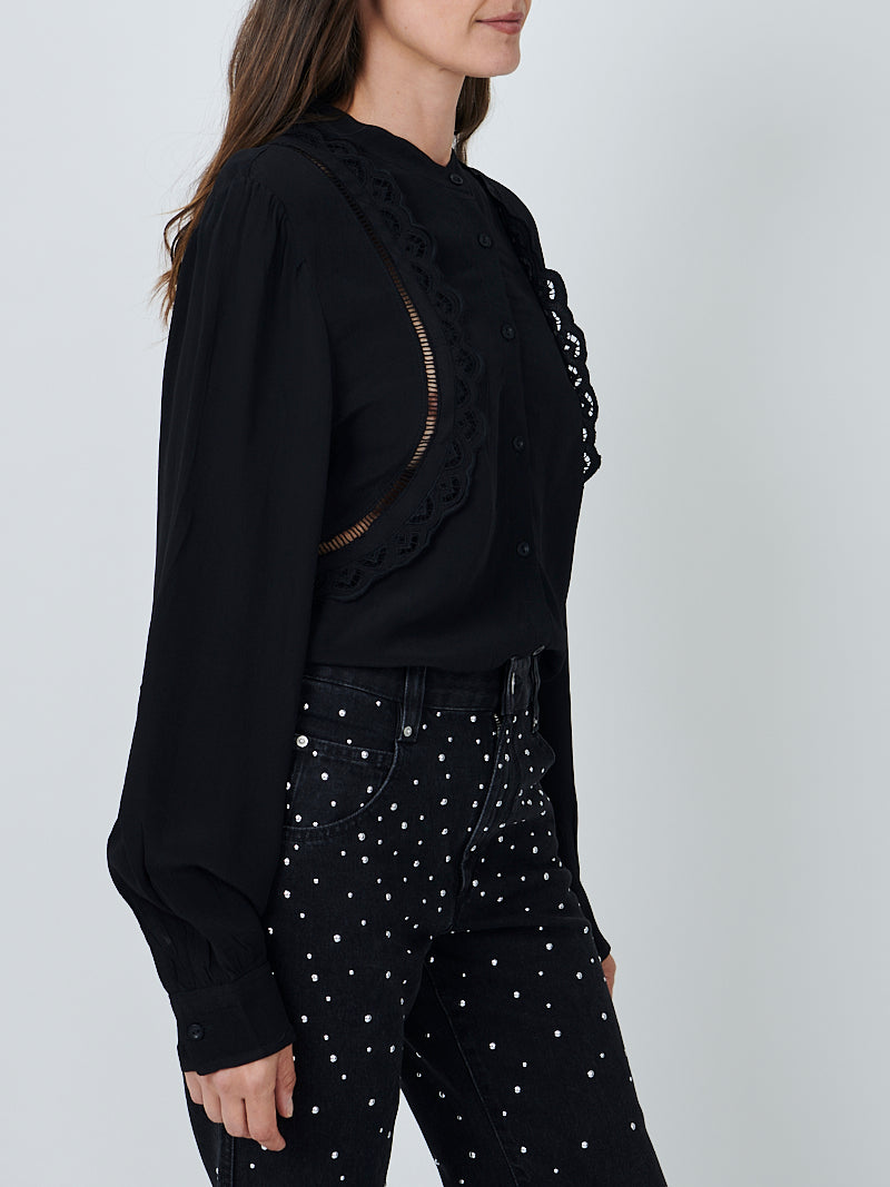 Isabel Marant Filippa Top in Black