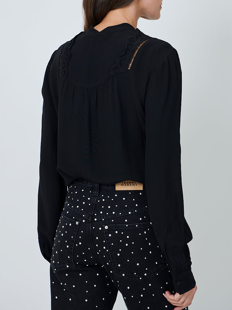 Isabel Marant Filippa Top in Black