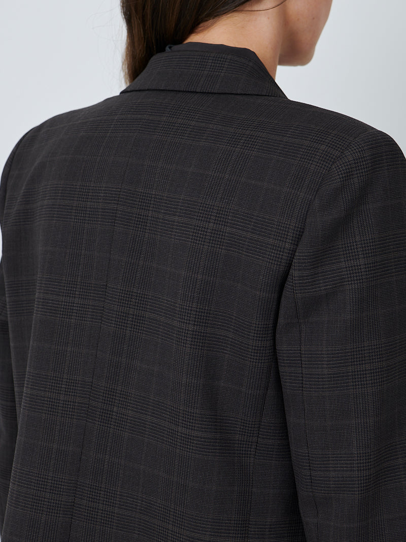 Diane Blazer in Espresso Check