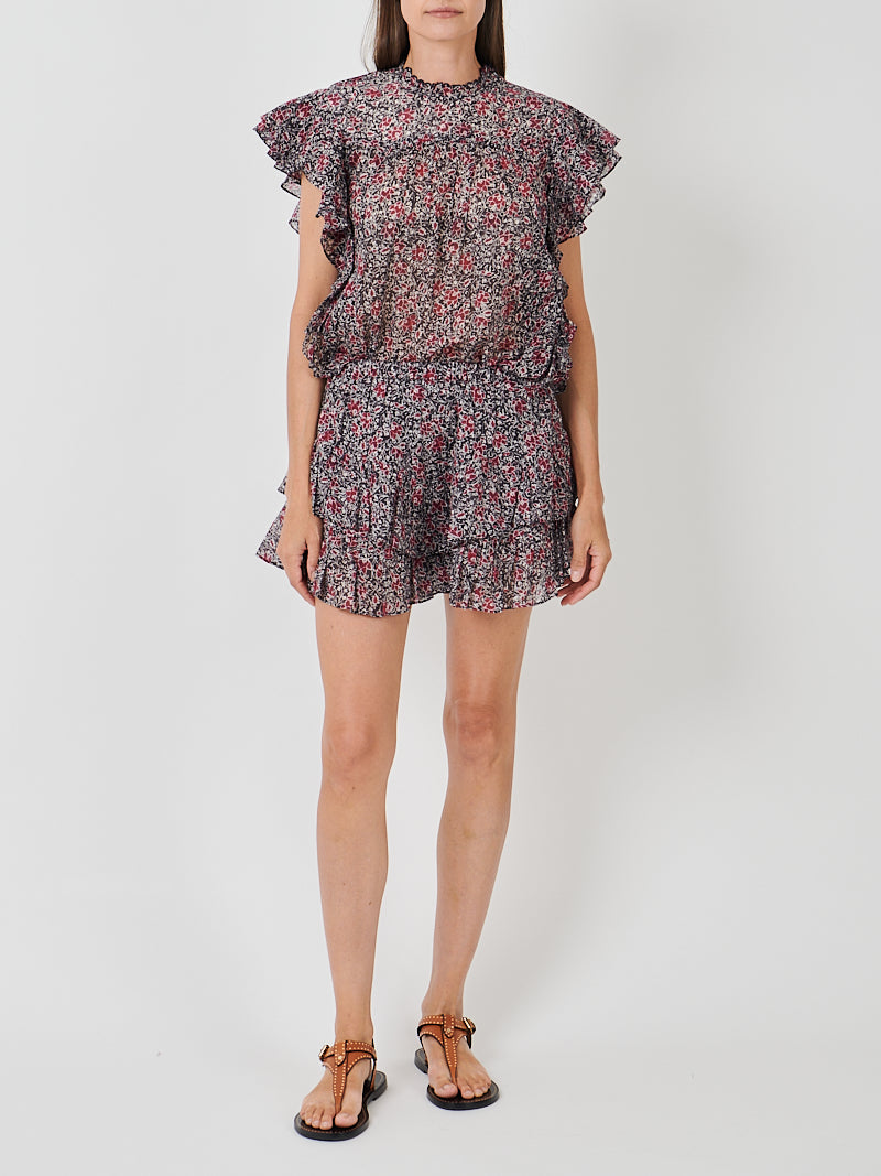 Jocadia Shorts in Crushed Berry