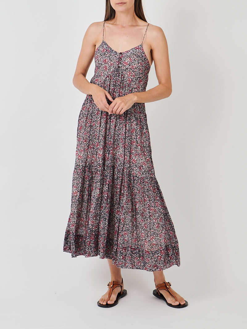 Isabel Marant Sabba Dress in Crushed Berry