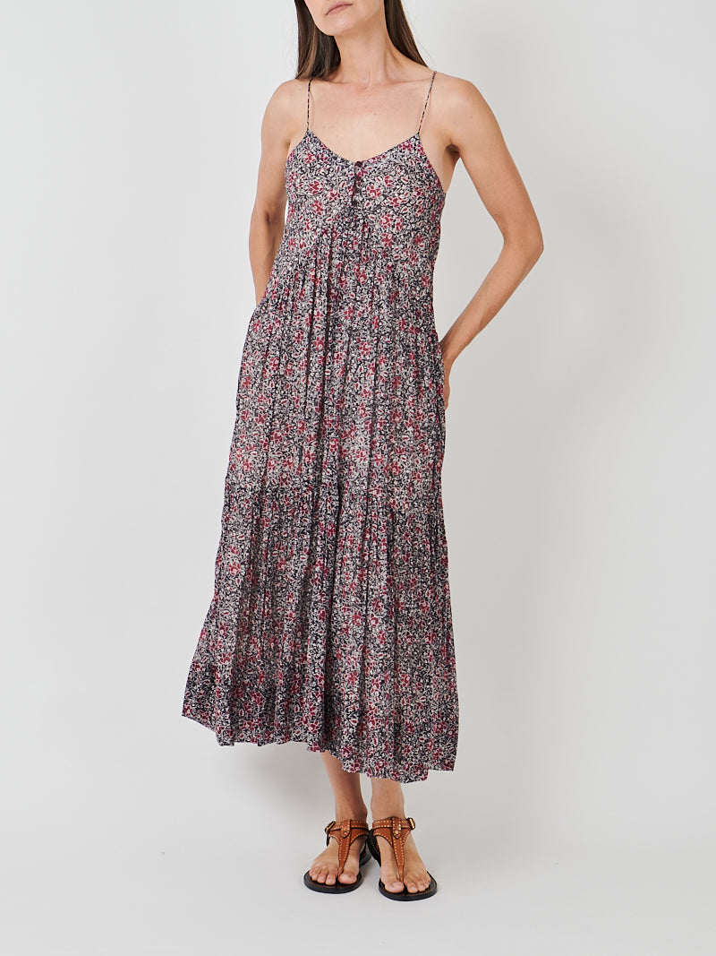 Isabel Marant Sabba Dress in Crushed Berry