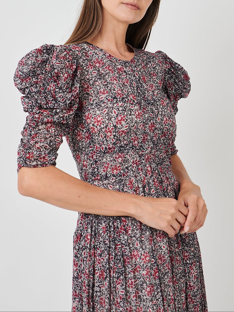 Isabel Marant Sichellia Dress in Crushed Berry