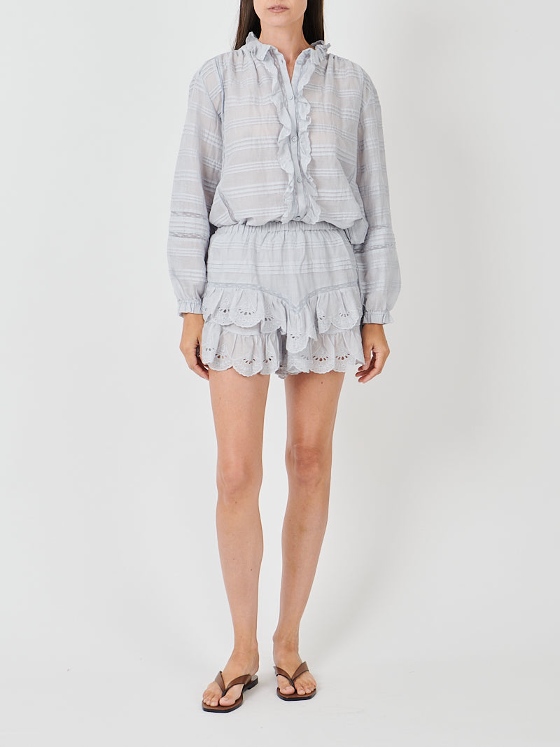 Isabel Marant Peline Top in Light Blue