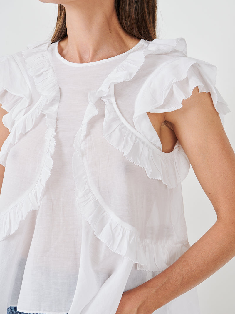 Nalou Top in White
