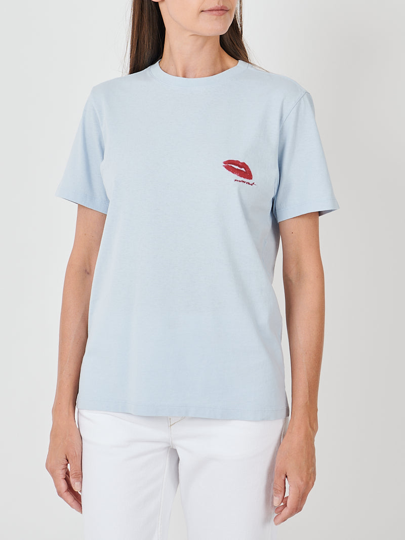 Zewel Tee in Powder Blue