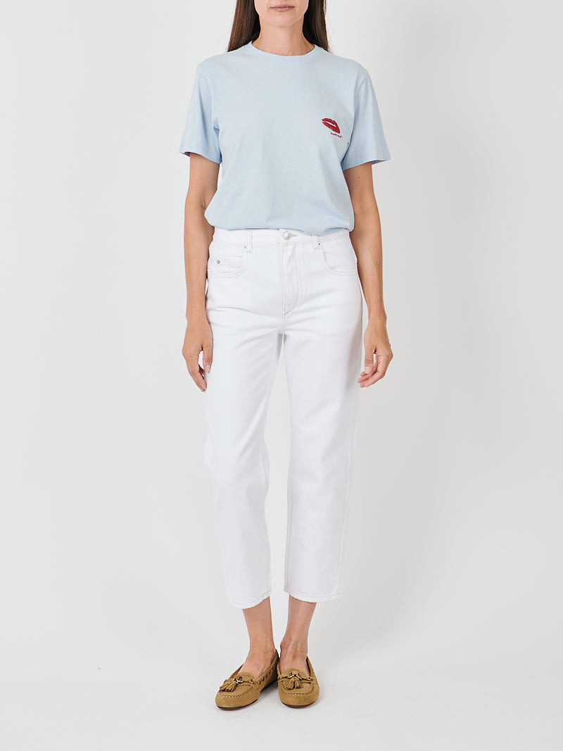 Isabel Marant Zewel Tee in Powder Blue