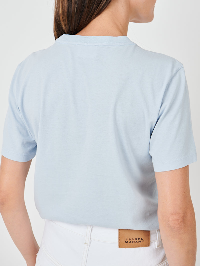 Zewel Tee in Powder Blue