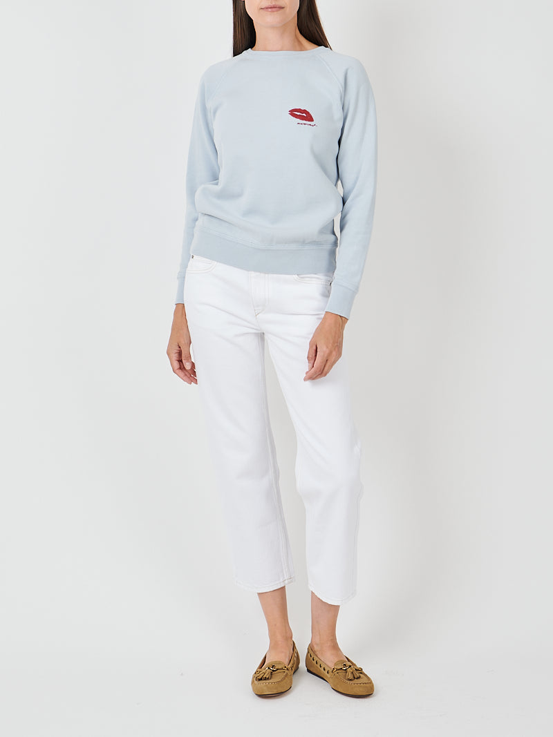 Isabel Marant Millyny Sweat Shirt in Powder Blue