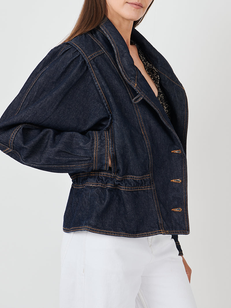 Isabel Marant Dolie Jacket in Dark Midnight