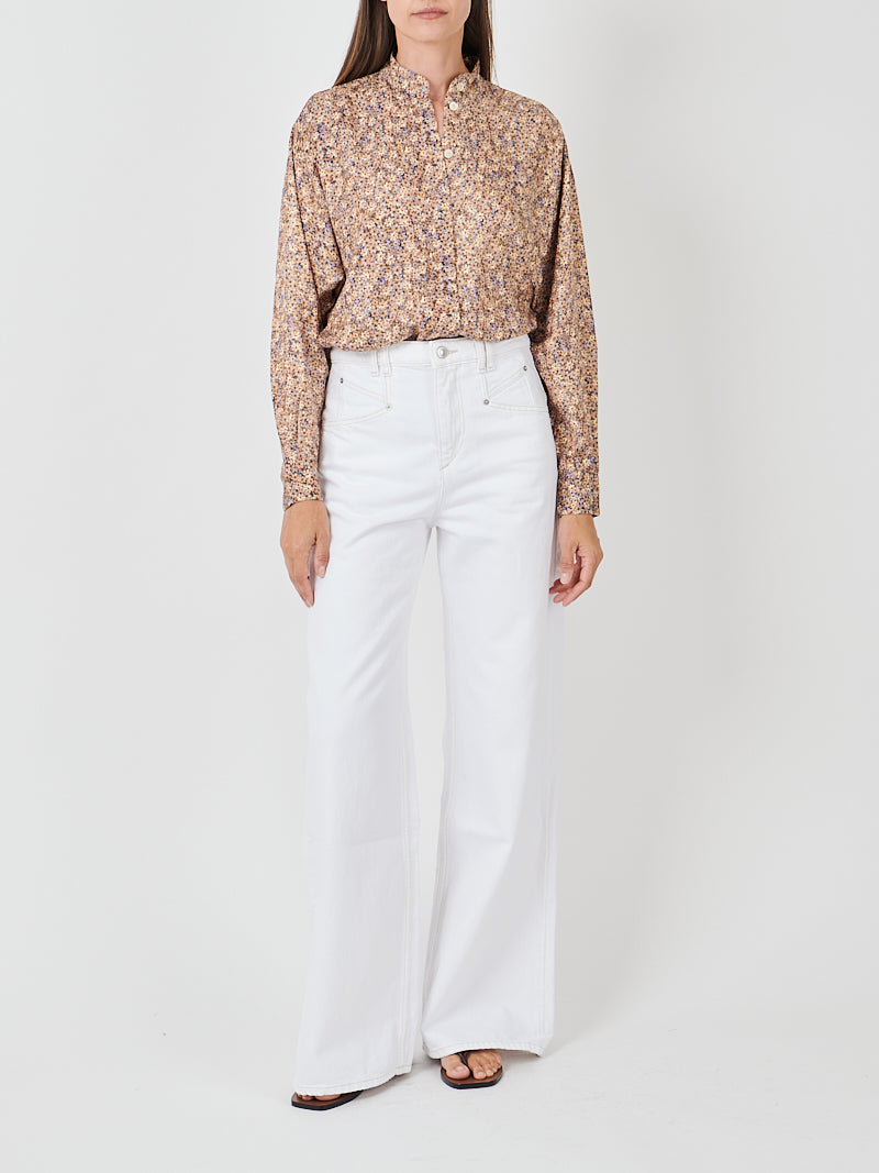 Isabel Marant Harlow Top in Ochre