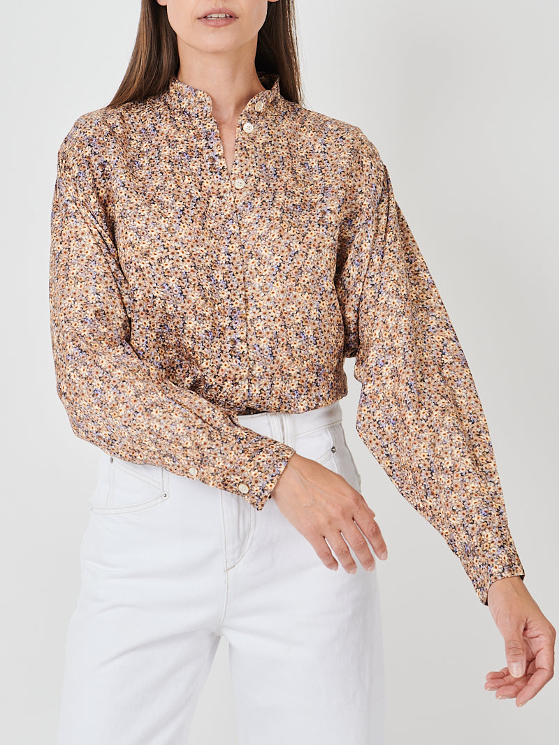 Isabel Marant Harlow Top in Ochre