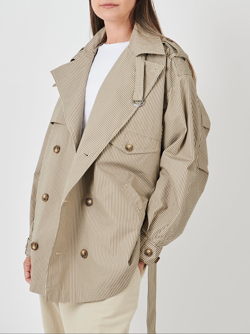 Isabel Marant Claya Jacket in Beige/Khaki