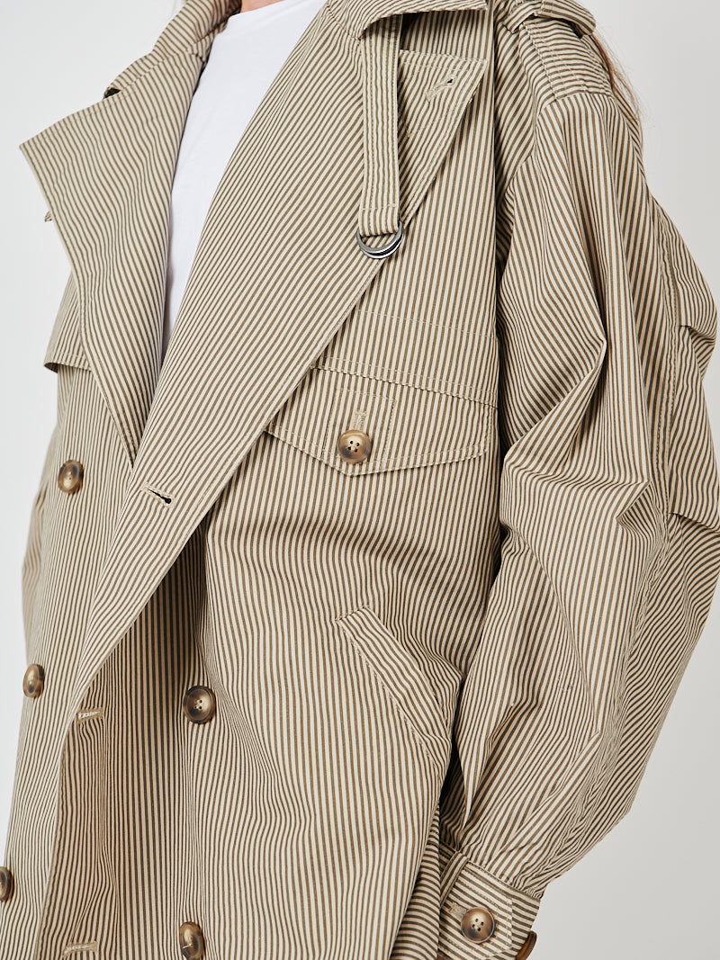 Isabel Marant Claya Jacket in Beige/Khaki