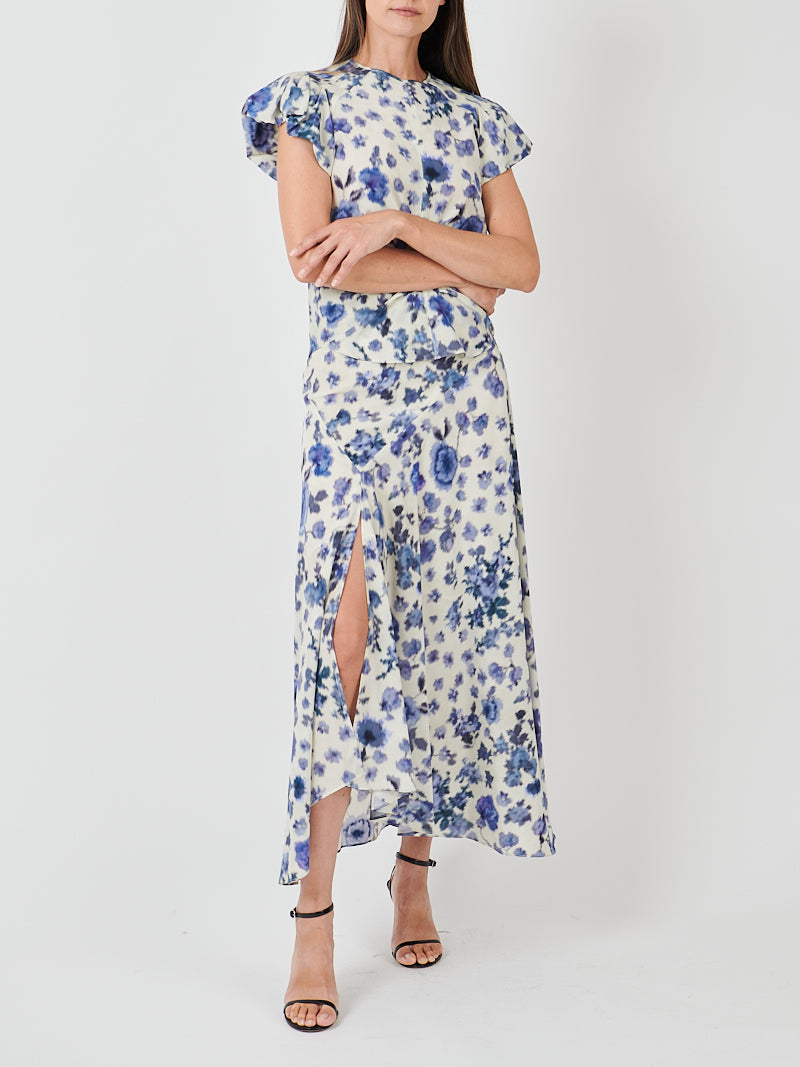 Isabel Marant Tullya Top in Blue