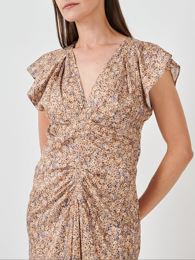 Isabel Marant Lyndsay Dress in Ochre