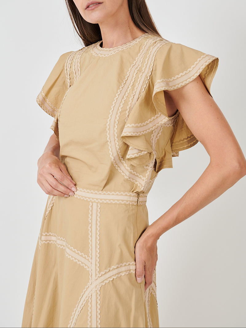 Ulla Johnson Anora Top in Sand