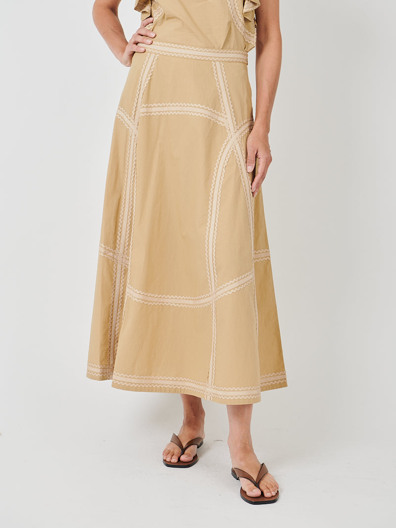 Ulla Johnson Norah Skirt in Sand