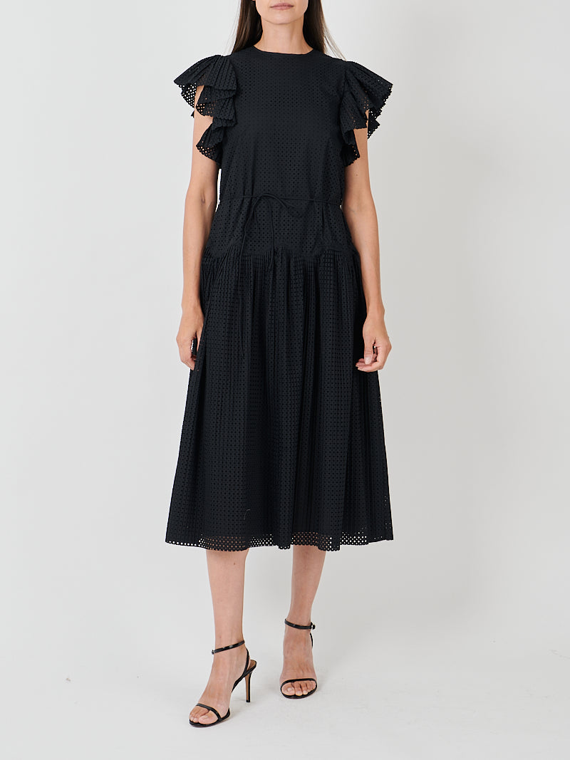 Sylvaine Dress in Noir