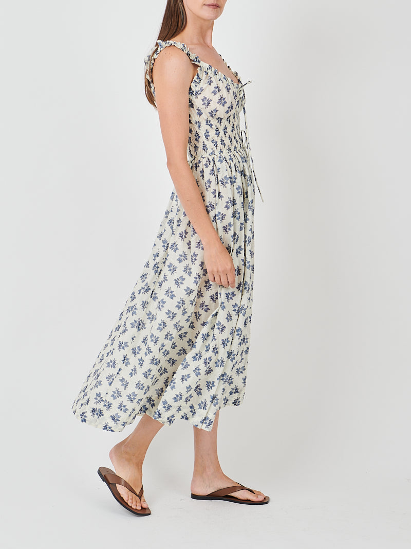 Doen Emmaretta Dress in Creme Pomegranate Bloom