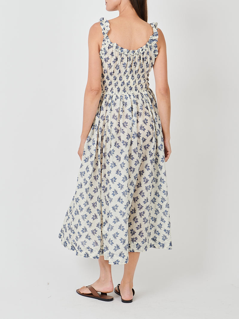 Doen Emmaretta Dress in Creme Pomegranate Bloom