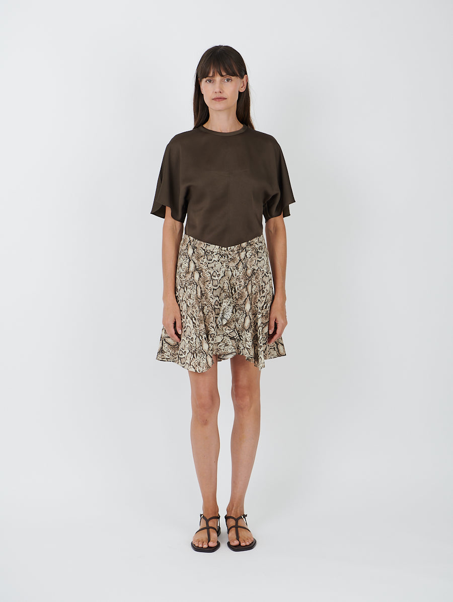 Isabel Marant | Ozany Skirt in Natural Python