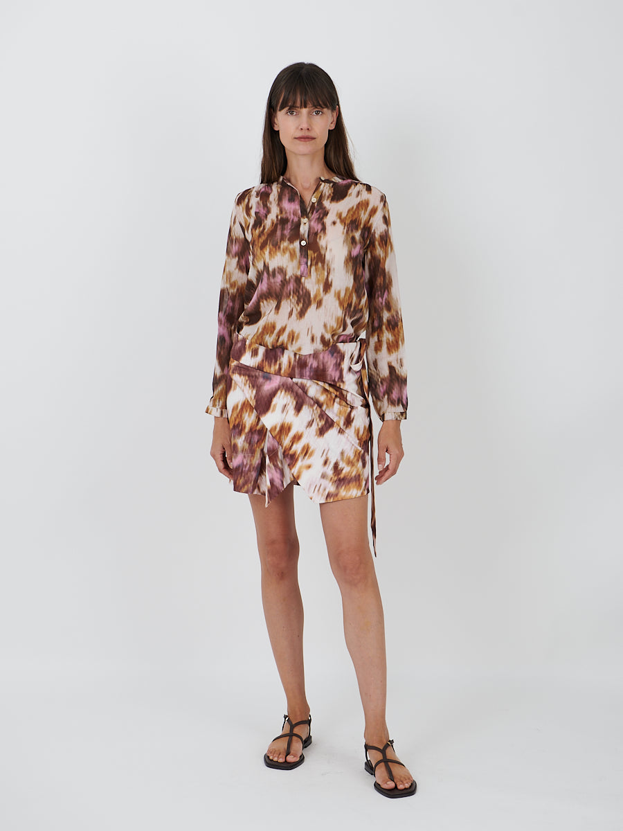Marant Etoile | Berenice Skirt in Ecru/Ochre
