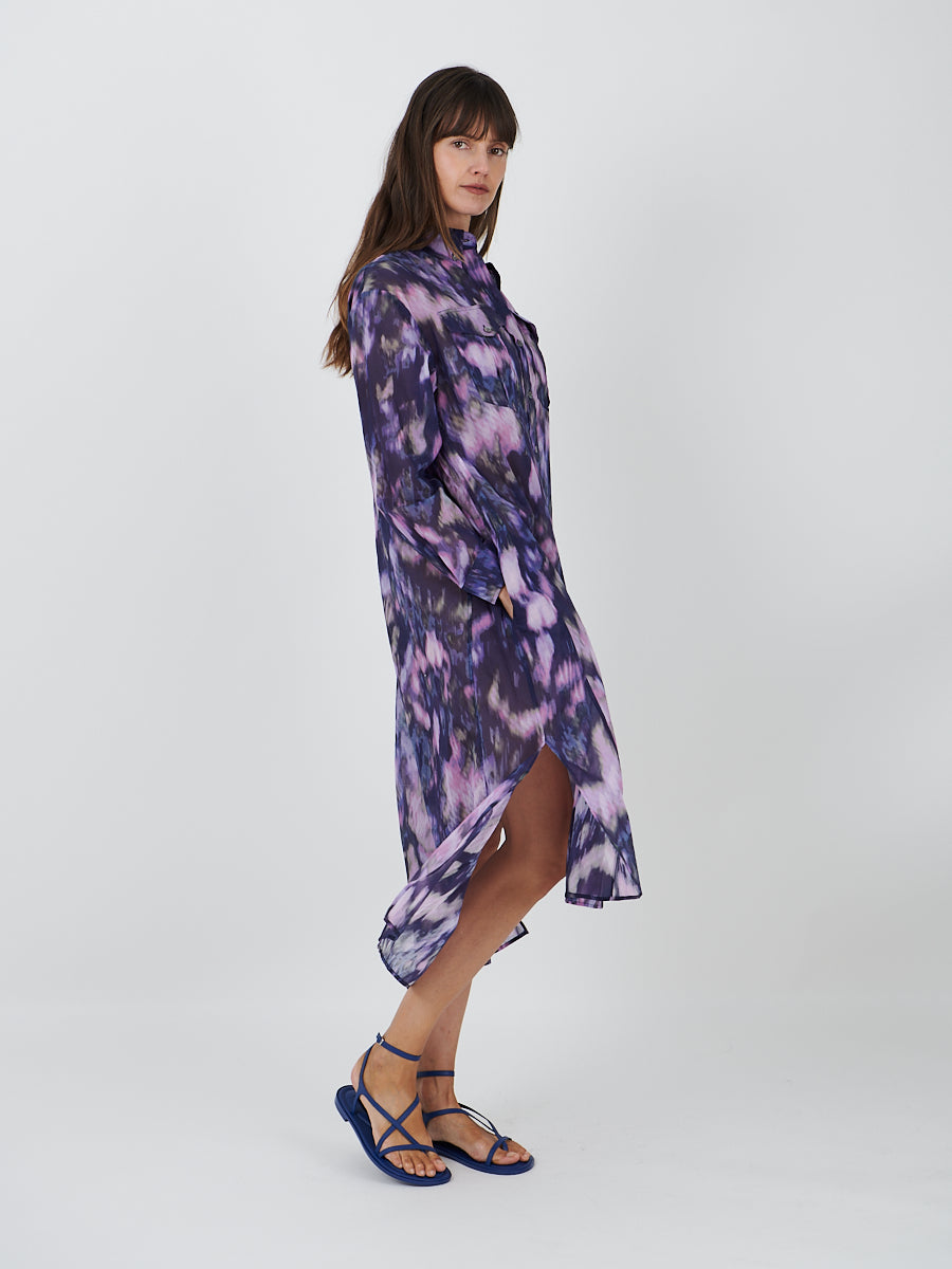 Marant Etoile | Eliane Dress in Purple/Lilac