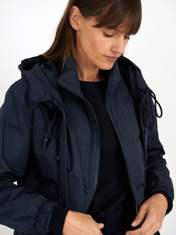 Yves Salomon | Technical Parka Jacket in Night