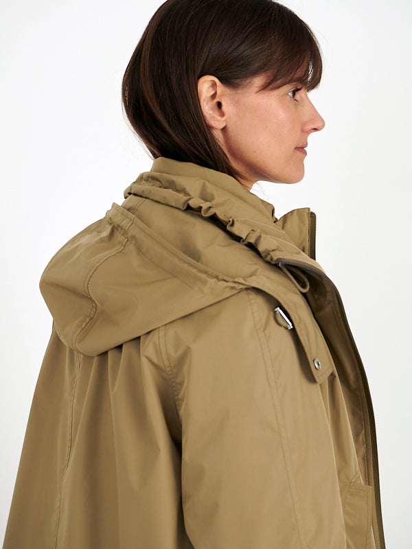Yves Salomon Army | Technical Short Jacket in Bambou