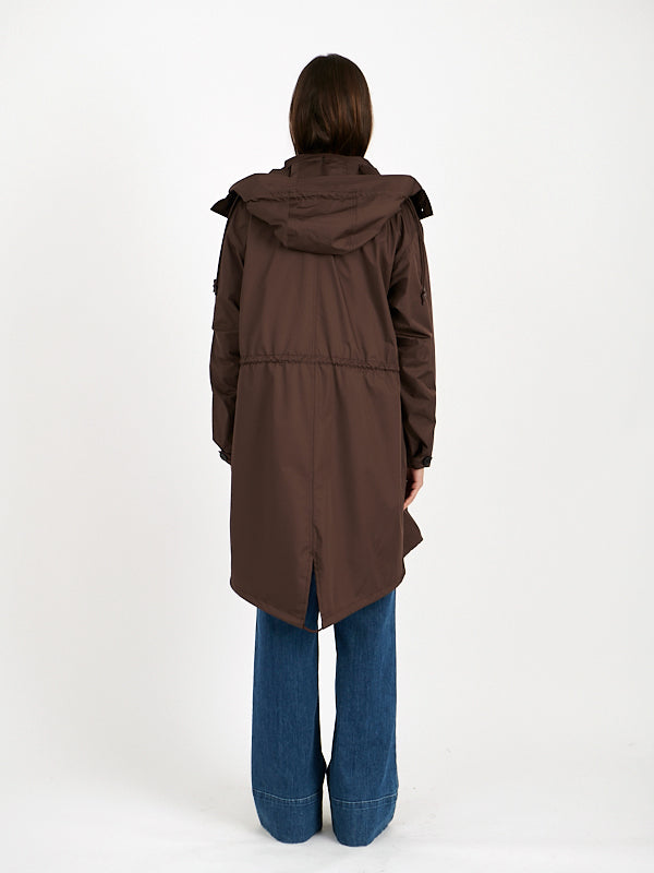 Yves Salomon | Technical 2-in-1 Parka in Mocha
